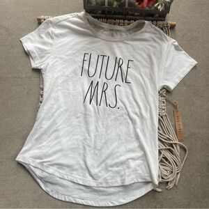 NWT Rae Dunn Future Mrs. T-Shirt Size XS